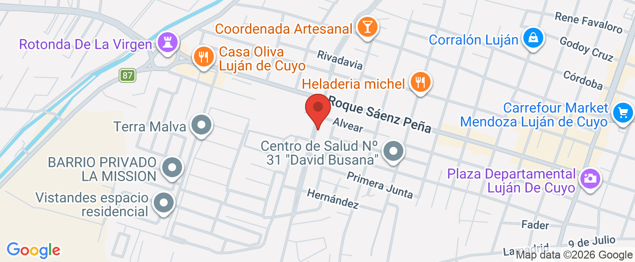Mapa de la ubicación