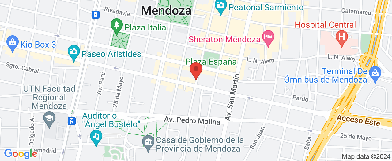 Mapa de la ubicación