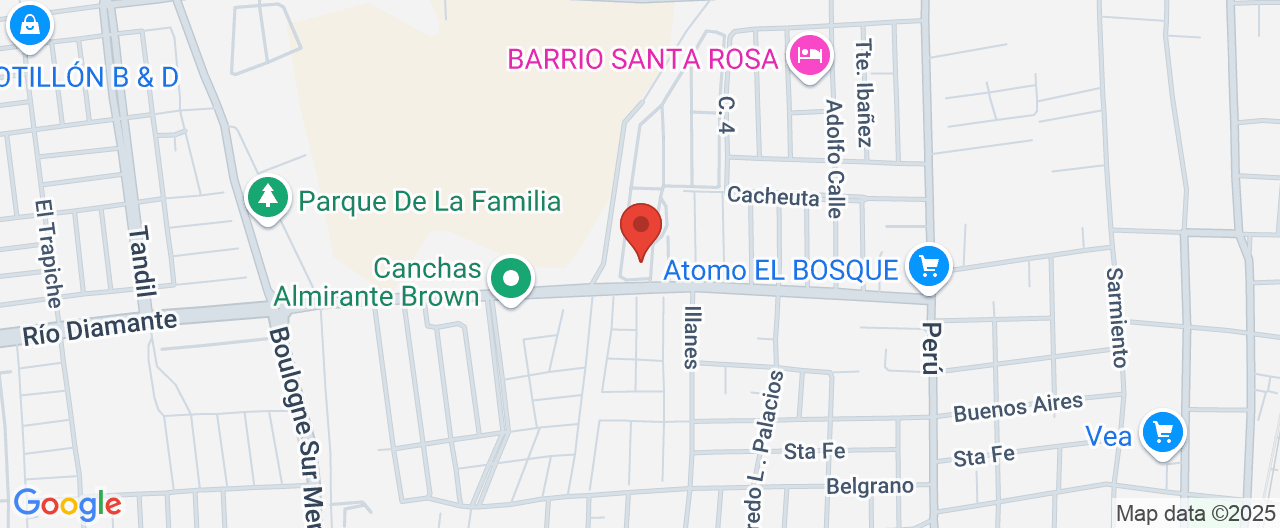 Mapa de la ubicación