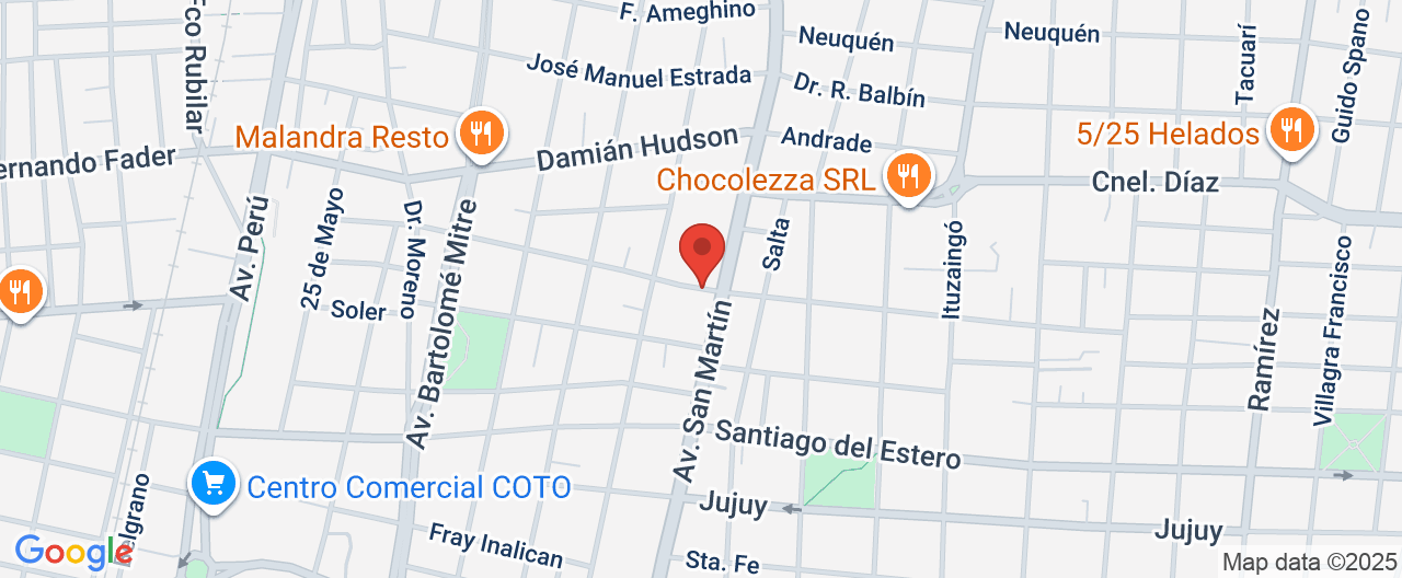 Mapa de la ubicación