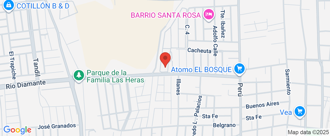 Mapa de la ubicación