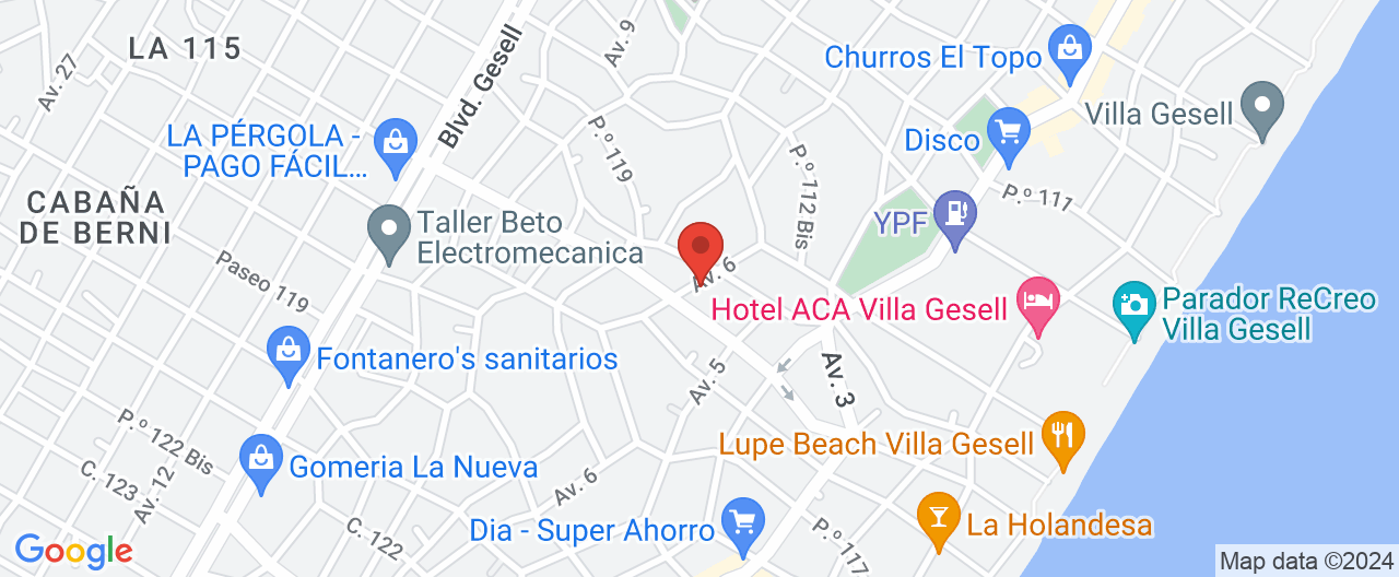 Mapa de la ubicación