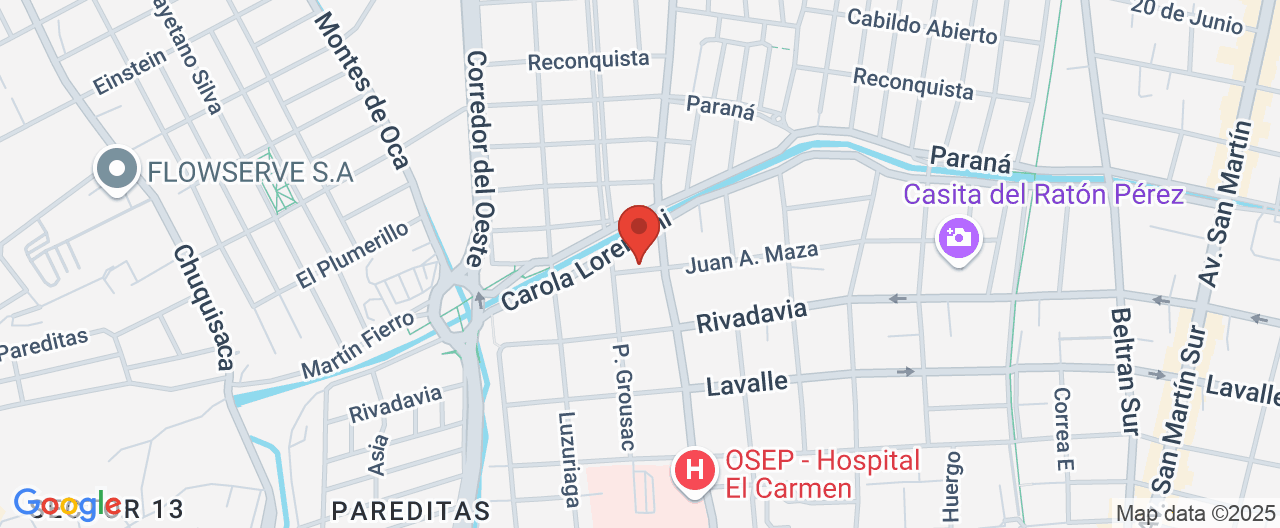 Mapa de la ubicación