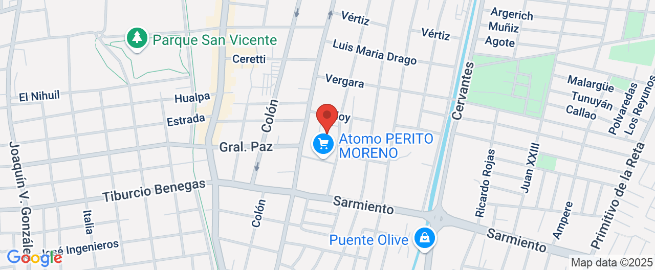 Mapa de la ubicación