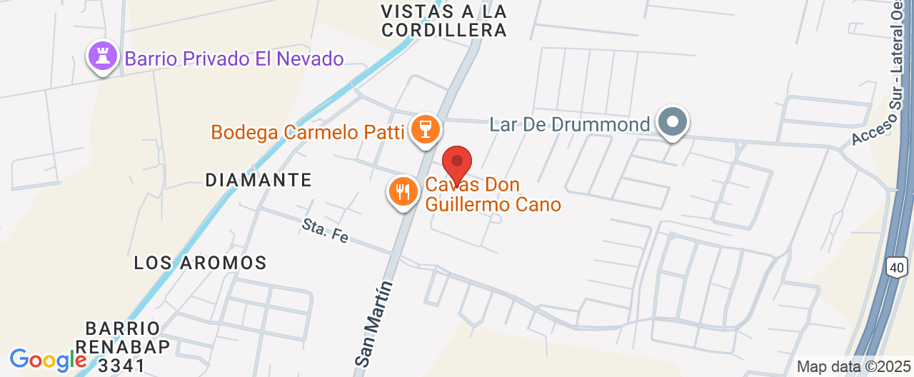 Mapa de la ubicación
