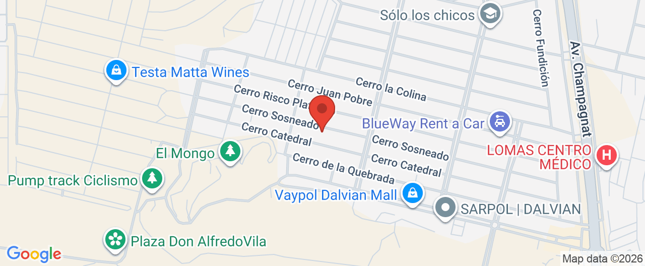 Mapa de la ubicación