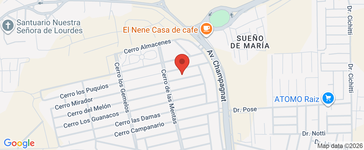 Mapa de la ubicación