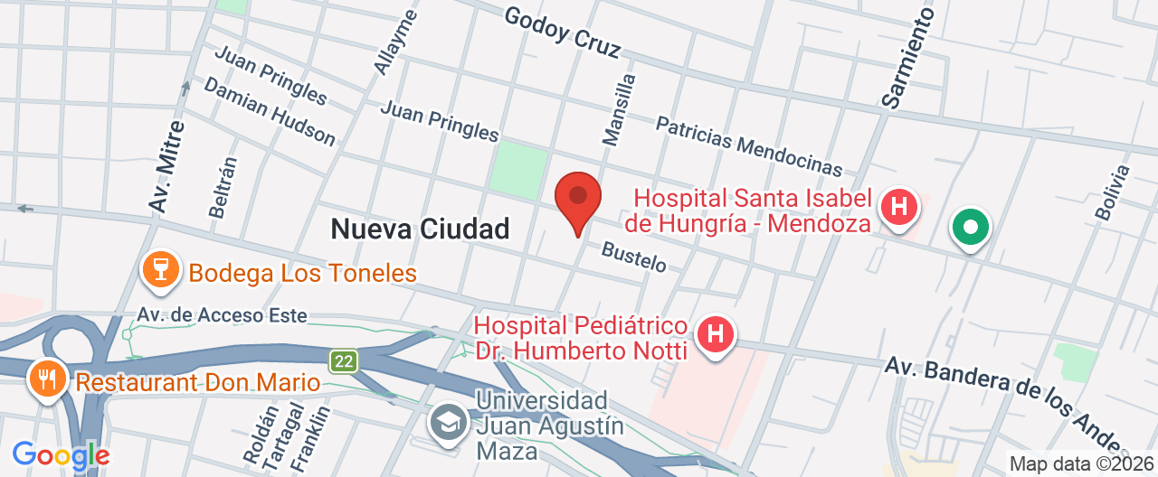 Mapa de la ubicación