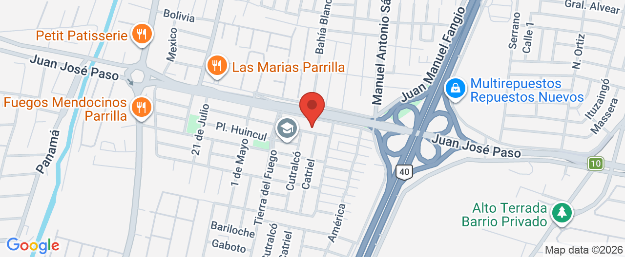 Mapa de la ubicación