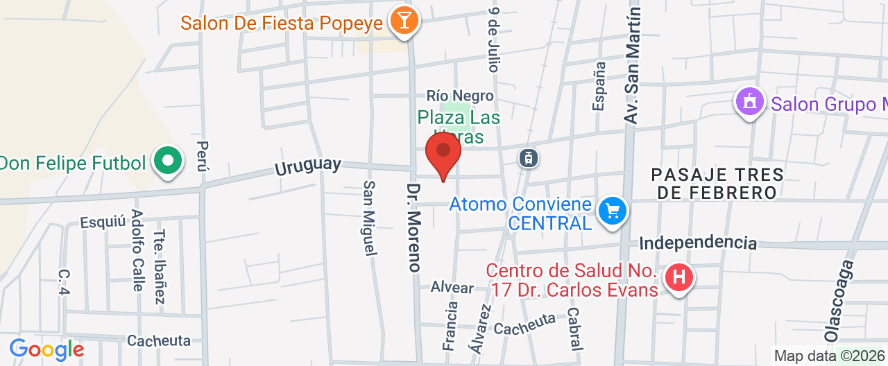 Mapa de la ubicación