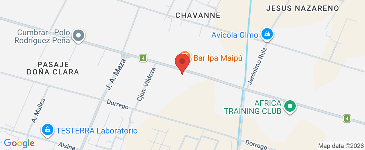 Mapa de la ubicación