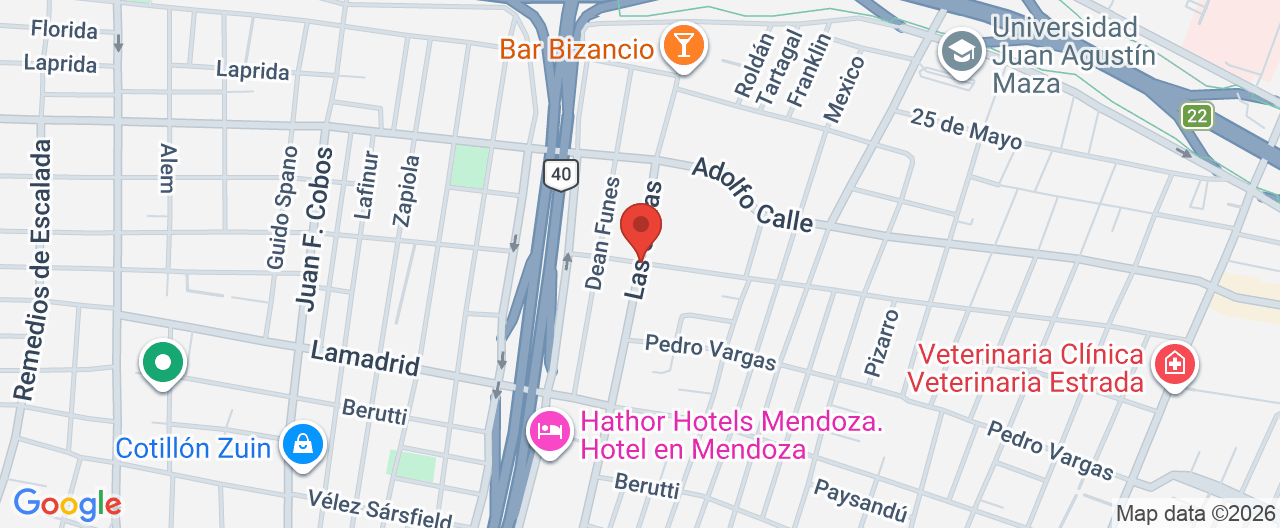 Mapa de la ubicación