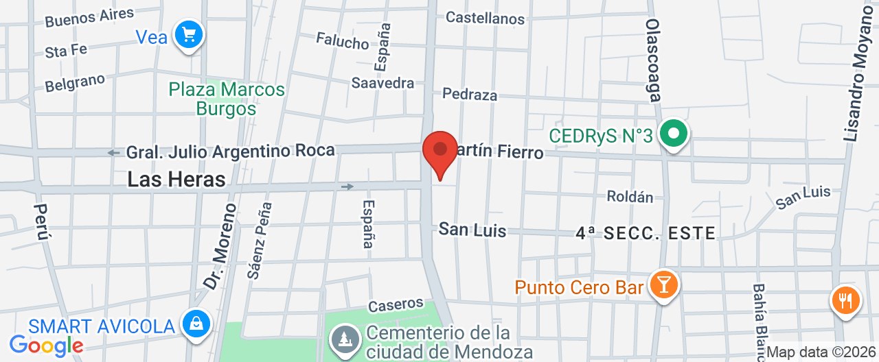 Mapa de la ubicación