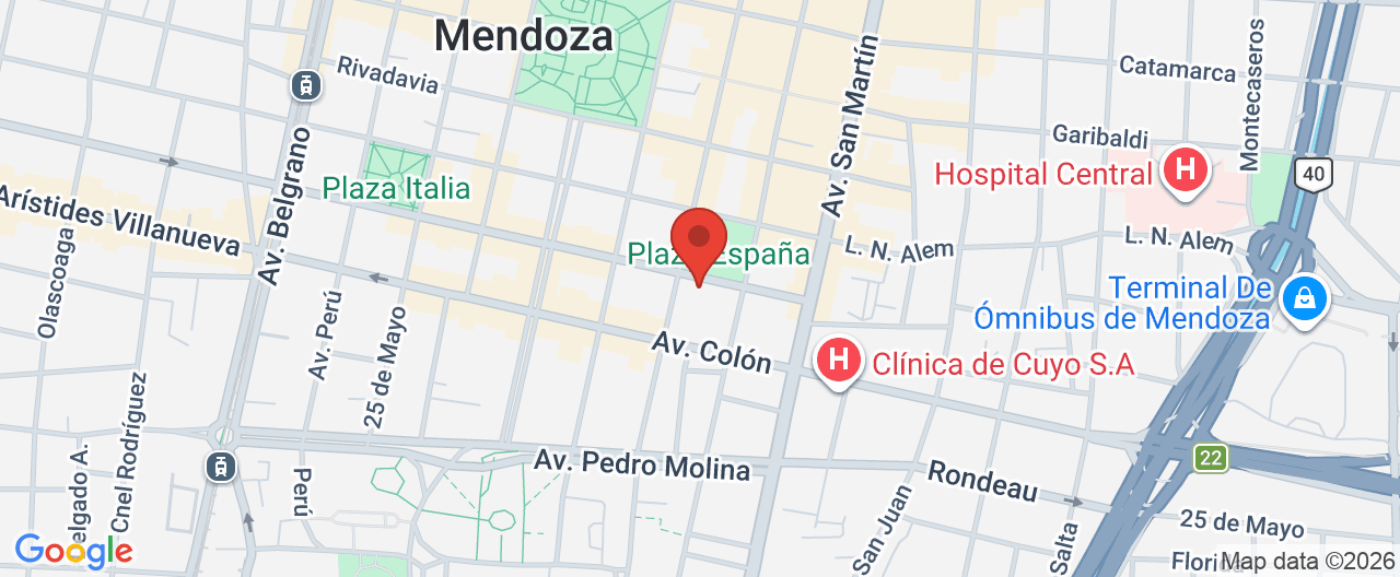 Mapa de la ubicación