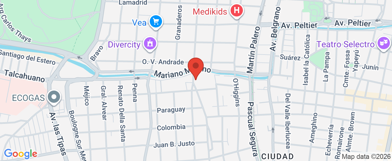 Mapa de la ubicación