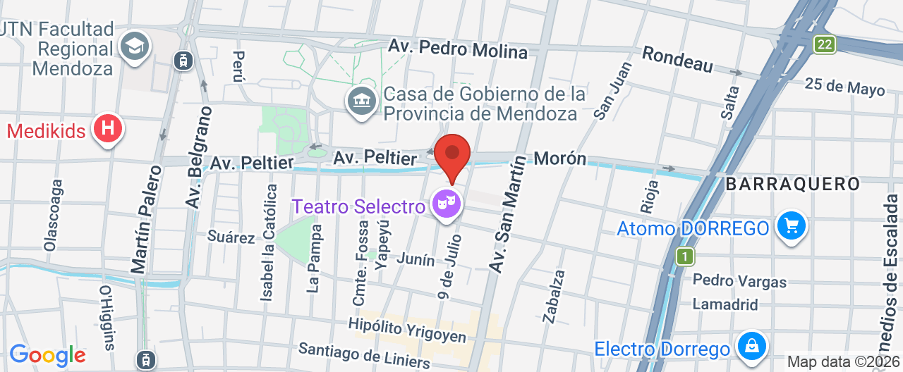 Mapa de la ubicación