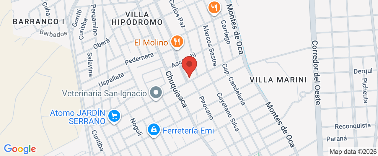 Mapa de la ubicación