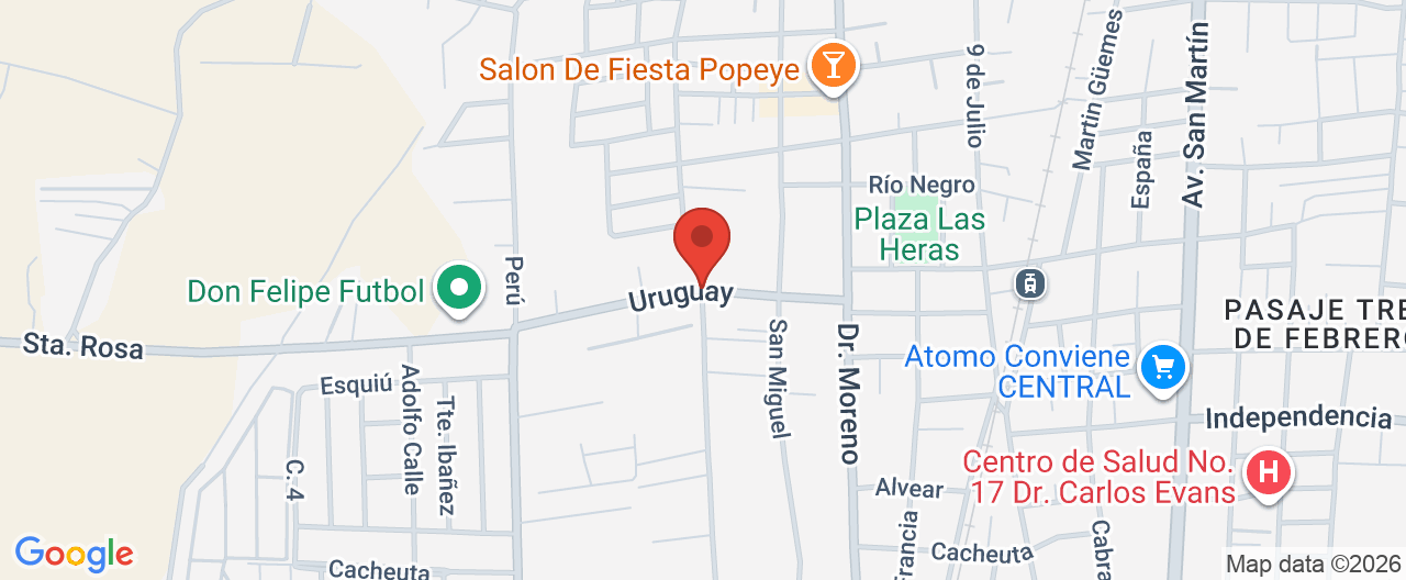 Mapa de la ubicación