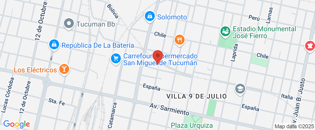 Mapa de la ubicación