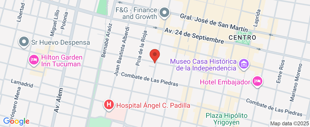 Mapa de la ubicación