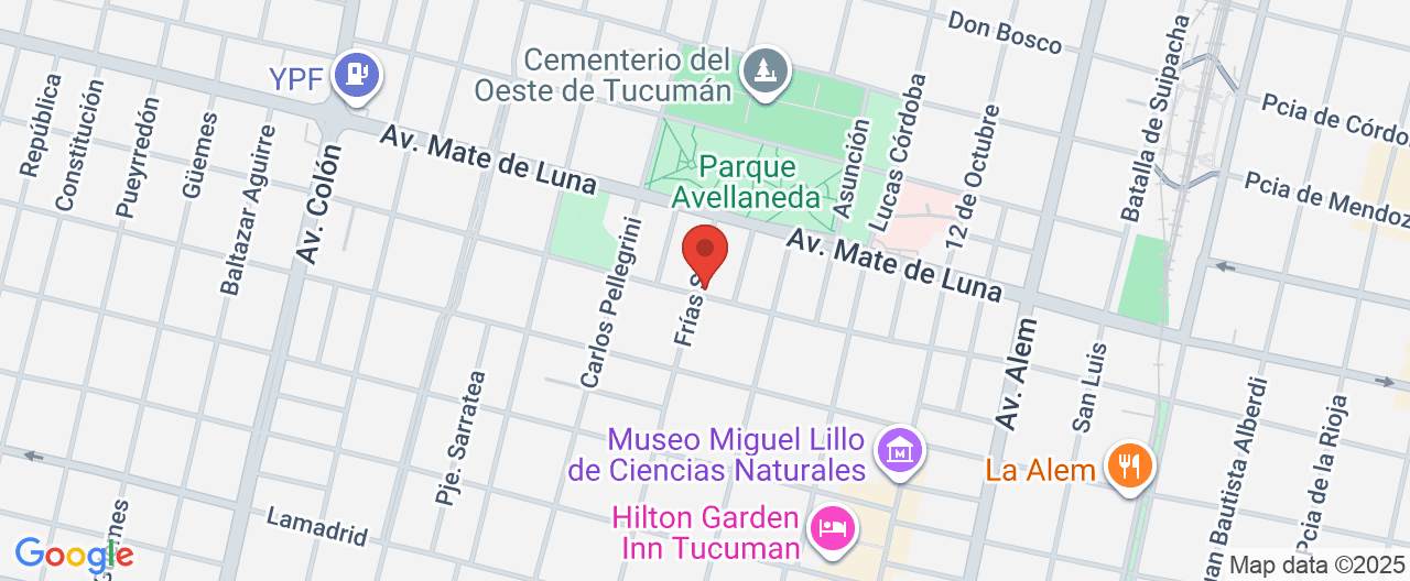Mapa de la ubicación