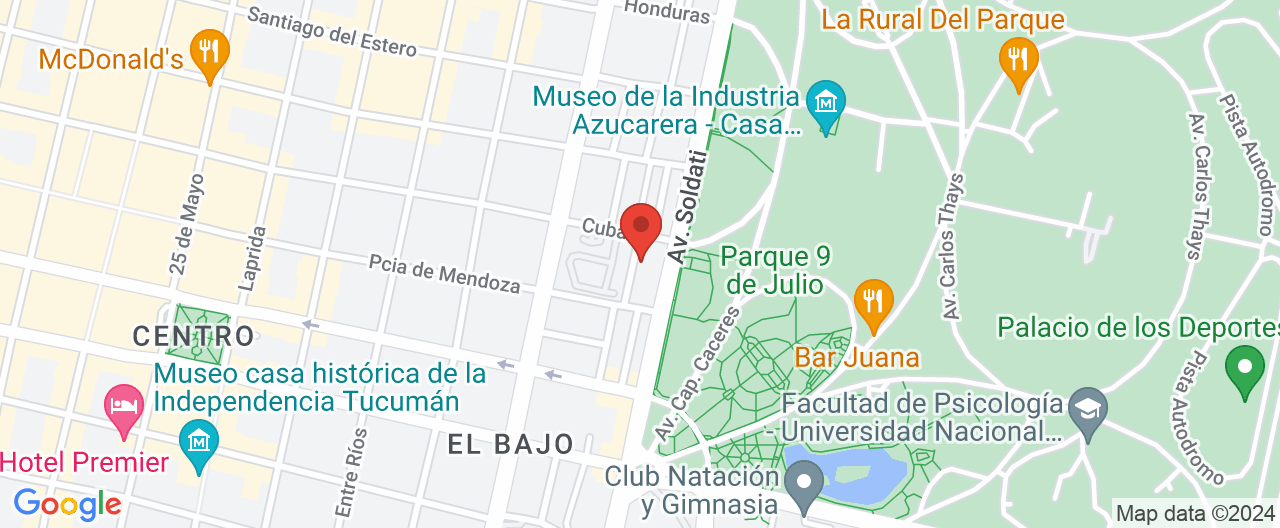 Mapa de la ubicación