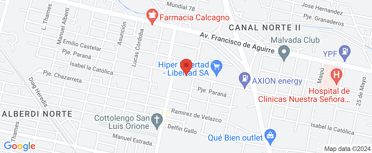 Mapa de la ubicación