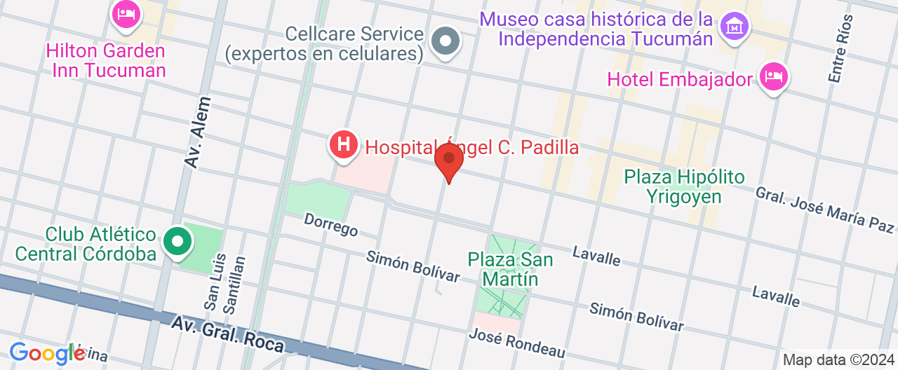 Mapa de la ubicación