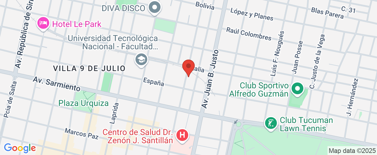Mapa de la ubicación