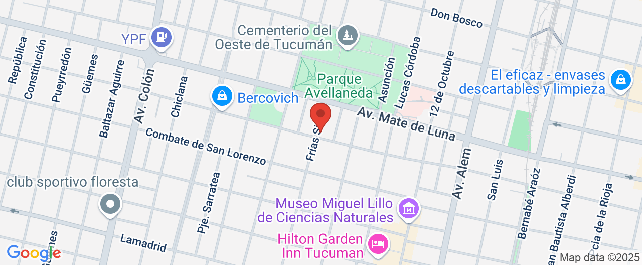 Mapa de la ubicación