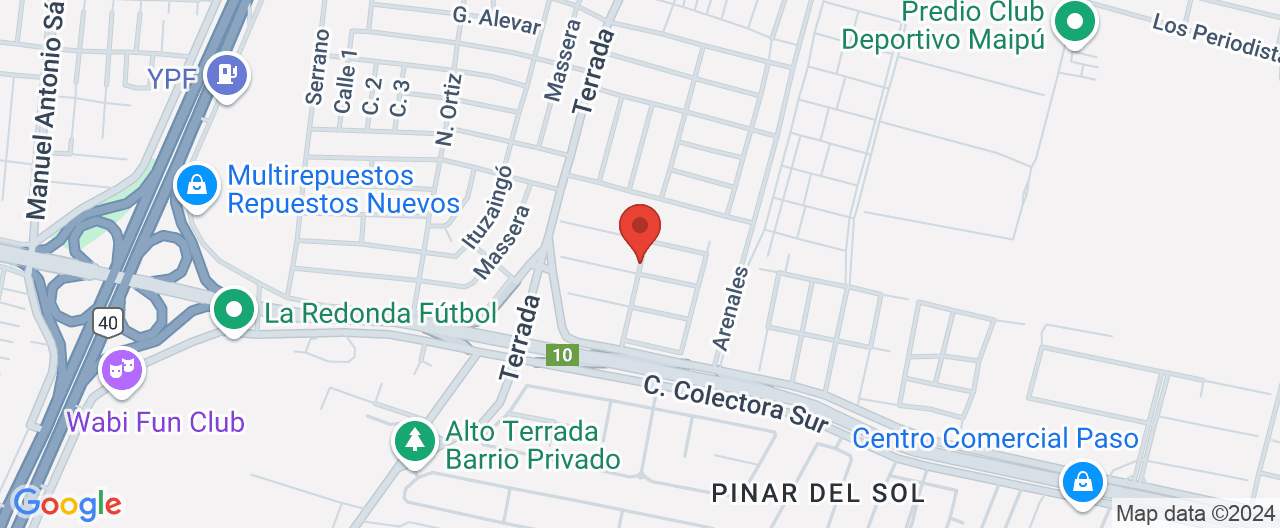 Mapa de la ubicación