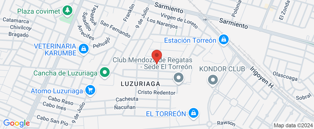 Mapa de la ubicación