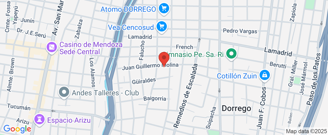 Mapa de la ubicación