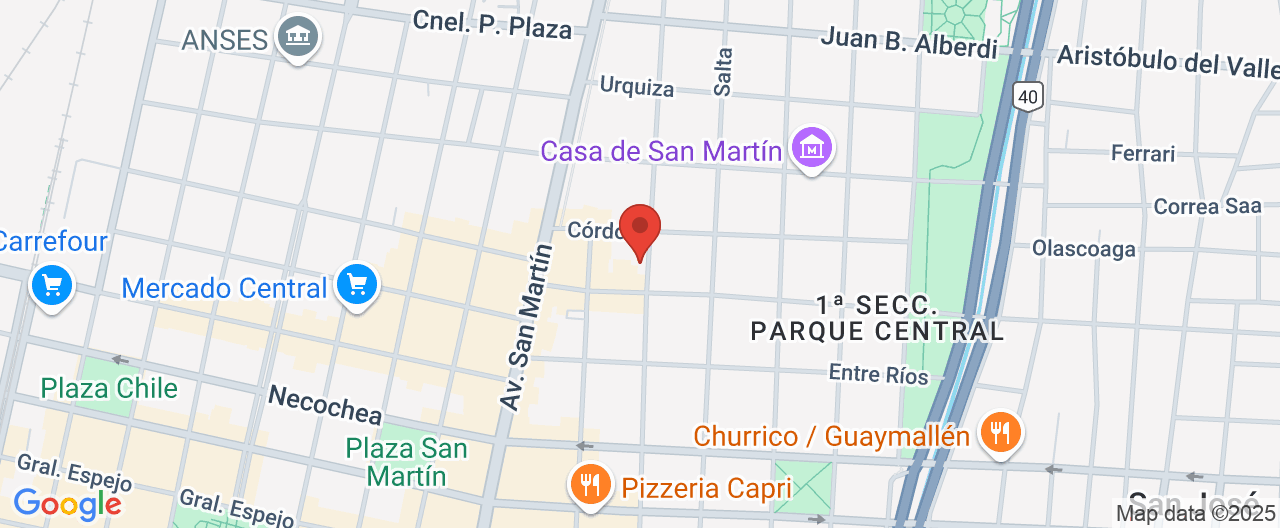 Mapa de la ubicación