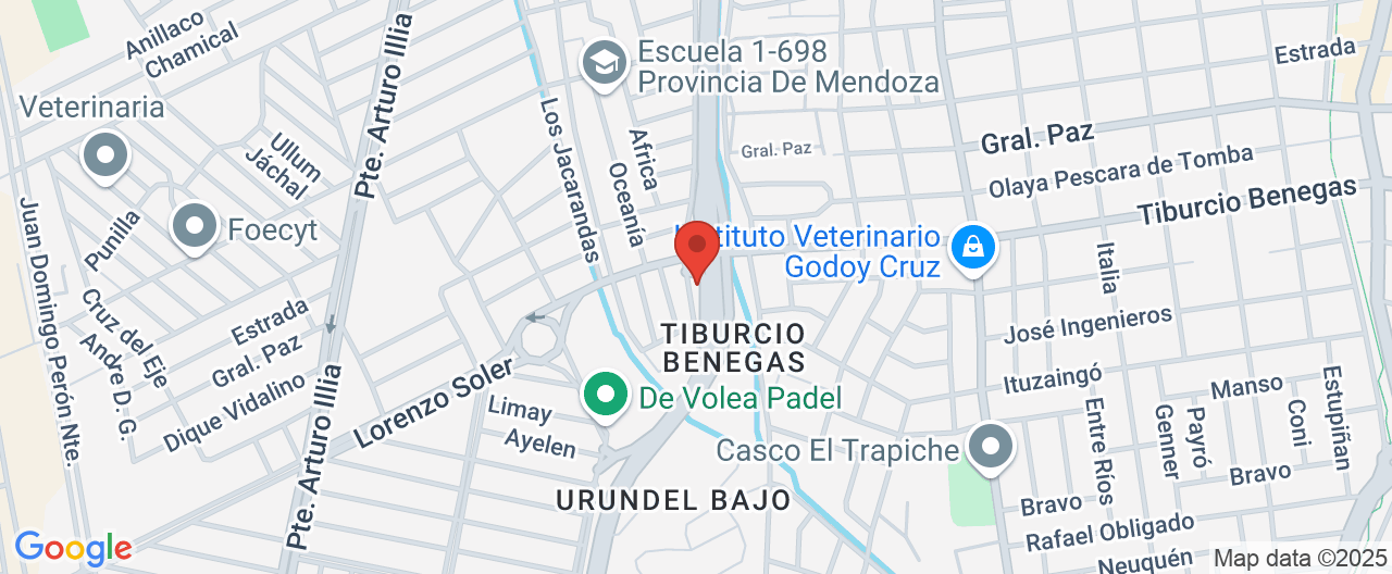 Mapa de la ubicación