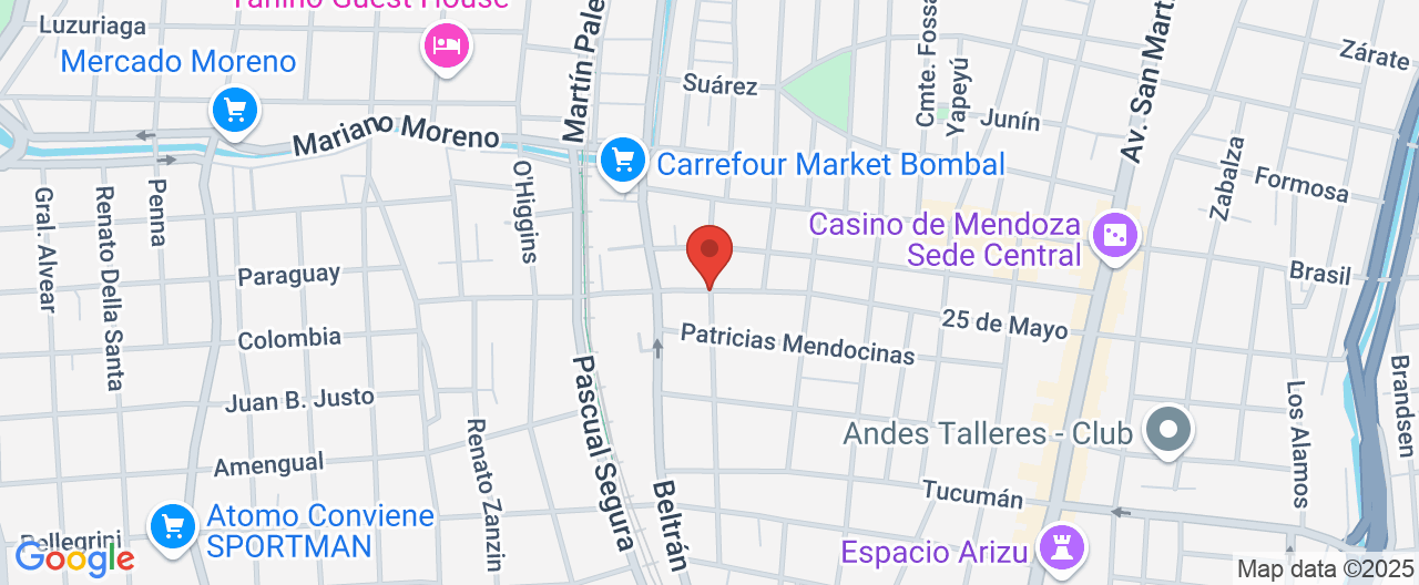 Mapa de la ubicación