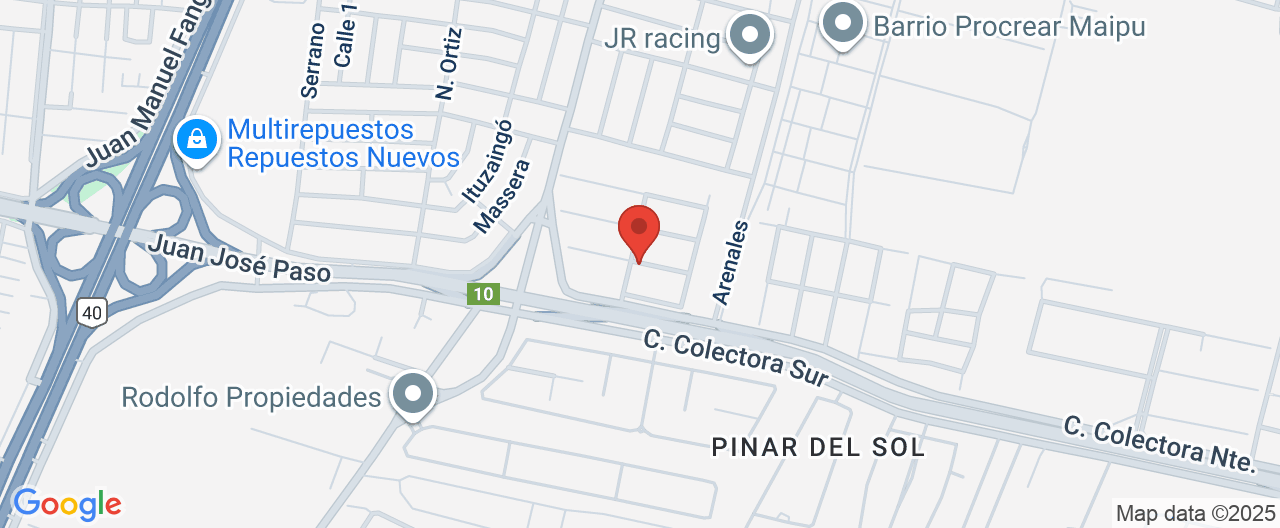 Mapa de la ubicación