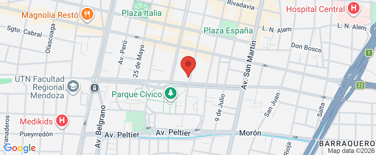 Mapa de la ubicación