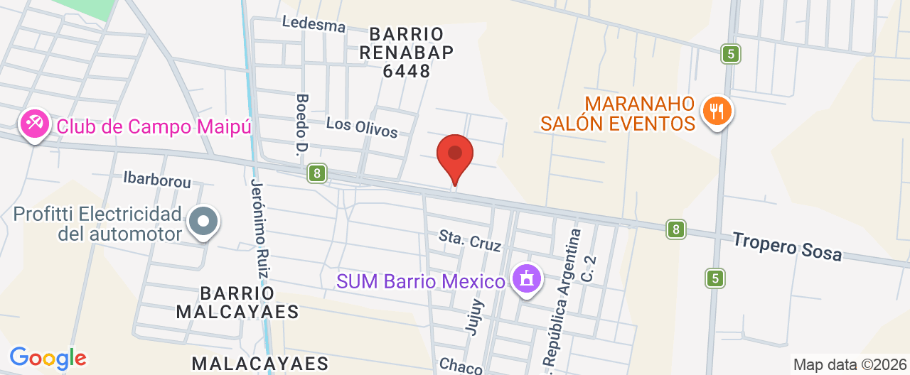 Mapa de la ubicación