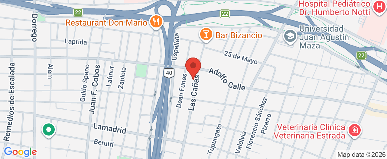 Mapa de la ubicación
