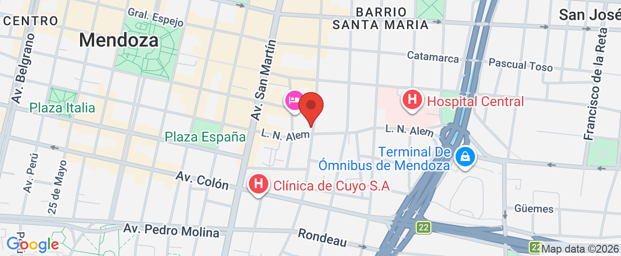 Mapa de la ubicación