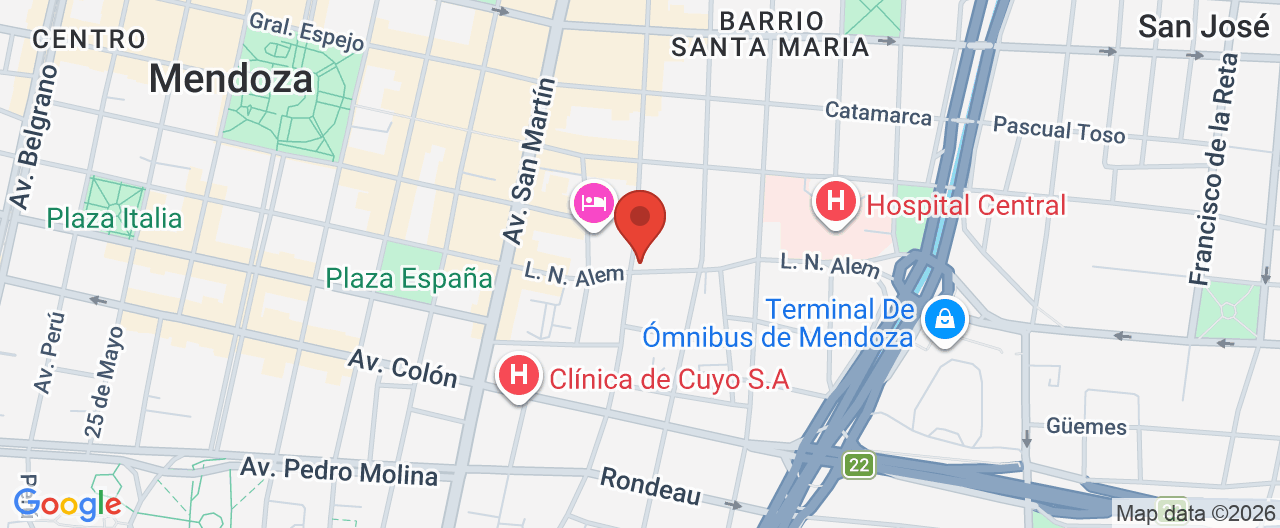 Mapa de la ubicación
