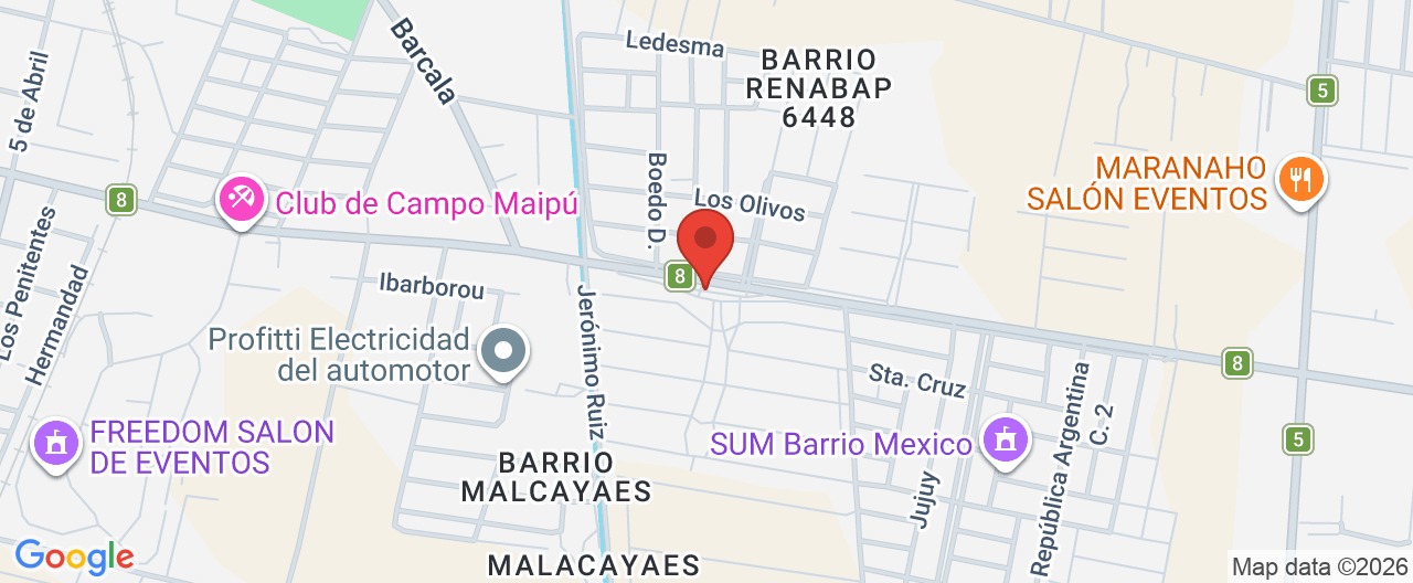 Mapa de la ubicación