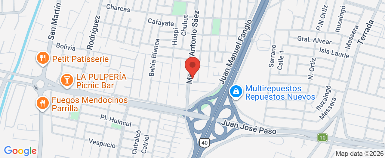 Mapa de la ubicación