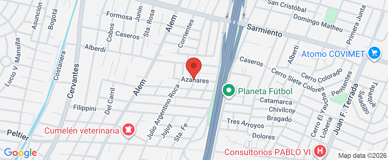 Mapa de la ubicación