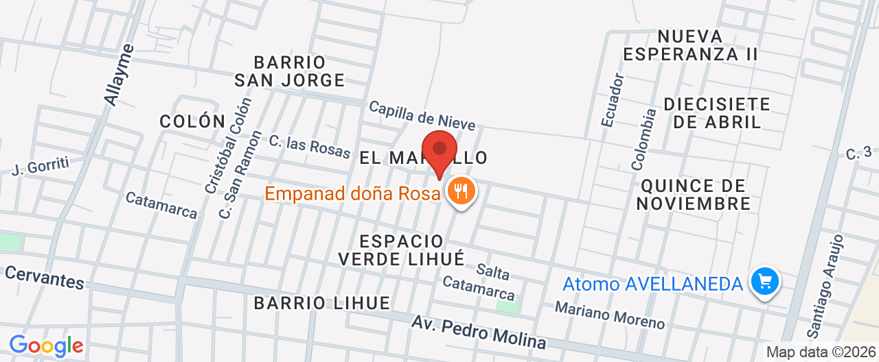 Mapa de la ubicación