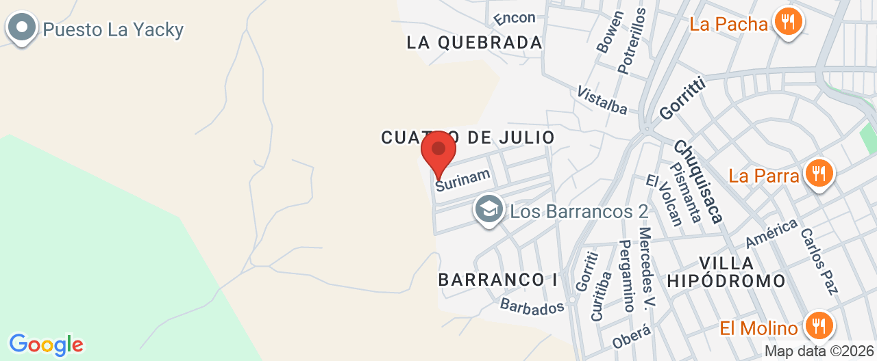 Mapa de la ubicación