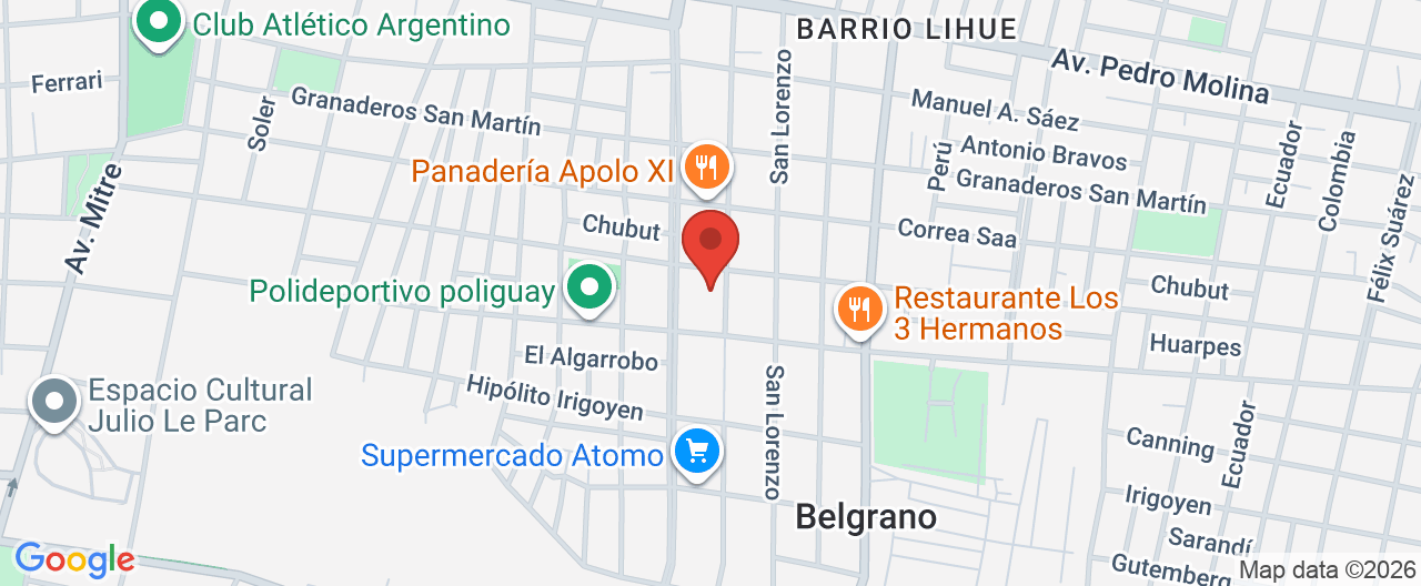 Mapa de la ubicación