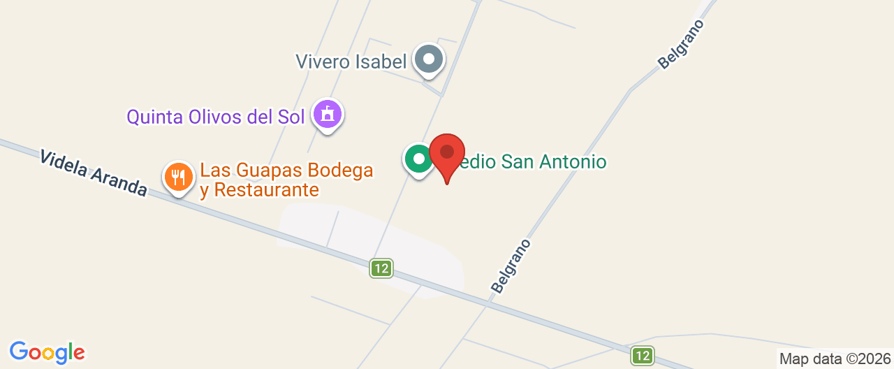 Mapa de la ubicación