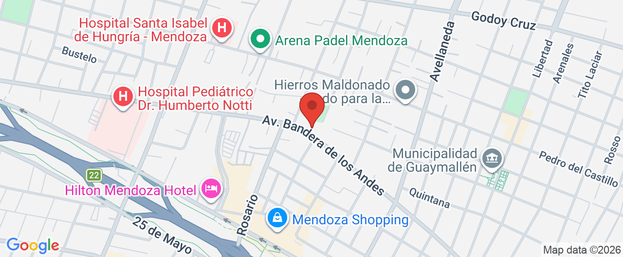 Mapa de la ubicación